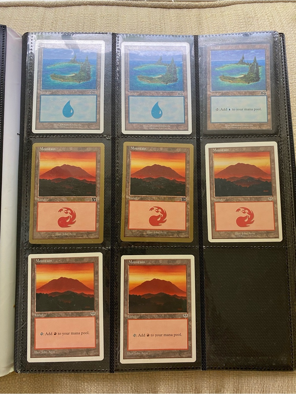 MTG magic the gathering vintage cards
Old lands cards